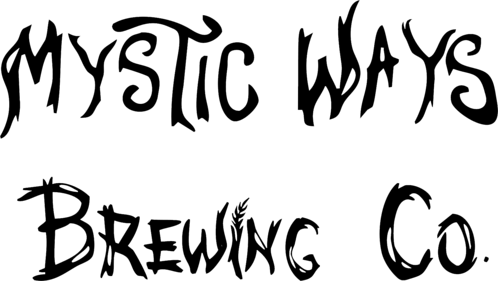 Perkasie, Pa's Mystic Ways' text logo in a script font